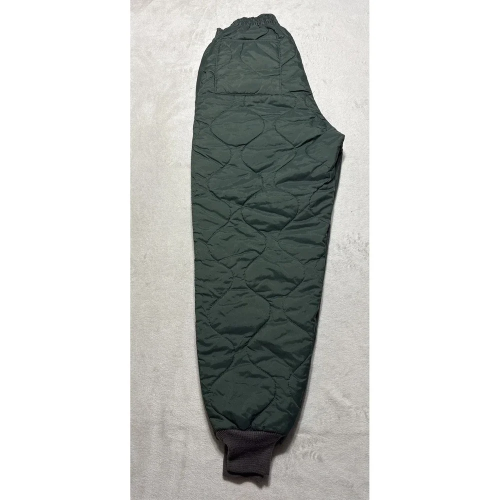 USAF CWU-9/P Flyers Liner Trousers Men's Medium Green Quilted Military Pants VTG